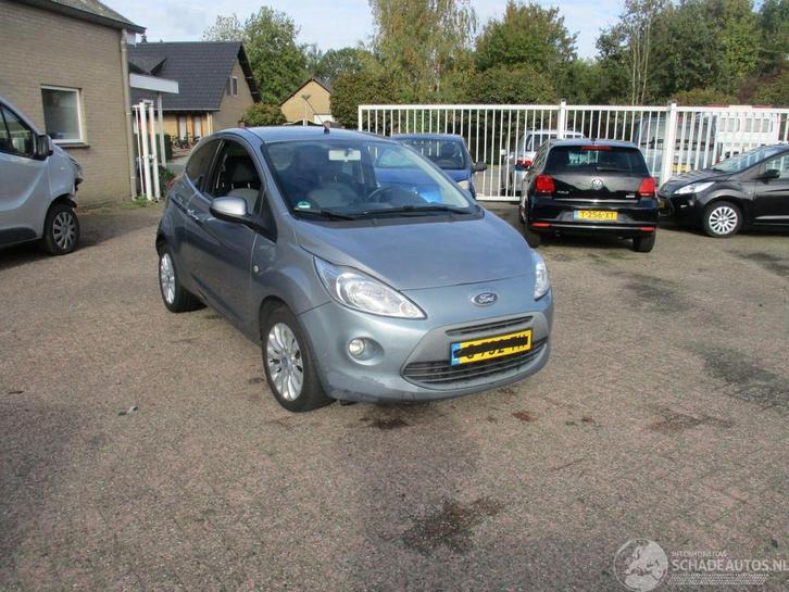 Ford Ka 1.2 Titanium Xs/s Airco (bj 2014), Auto diversen, Schadeauto's, Ford, Handgeschakeld, Benzine, Hatchback, Zilver of Grijs