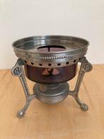 Antieke Rechaud met Brander, Ø12 cm., Ophalen of Verzenden