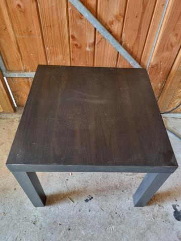 Ikea Lack Bijzettafel - Donkerbruin/Zwart beschikbaar voor biedingen