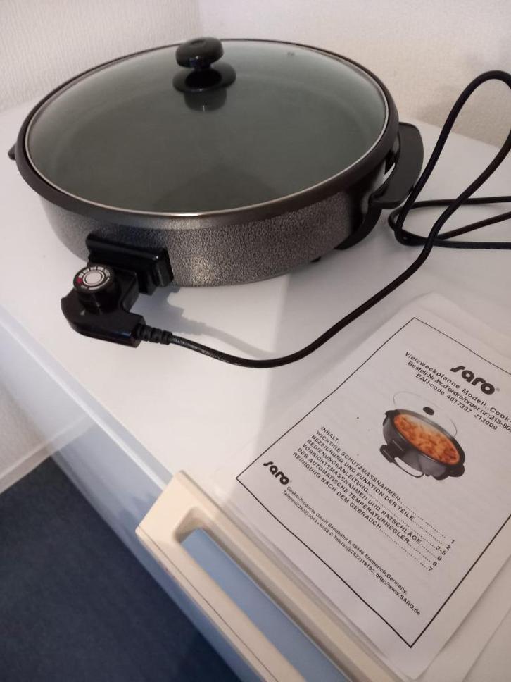 Electrische hapjespan (slowcooker, paella pan), Huis en Inrichting, Keuken | Potten en Pannen, Nieuw, Koekenpan of Braadpan, Overige materialen