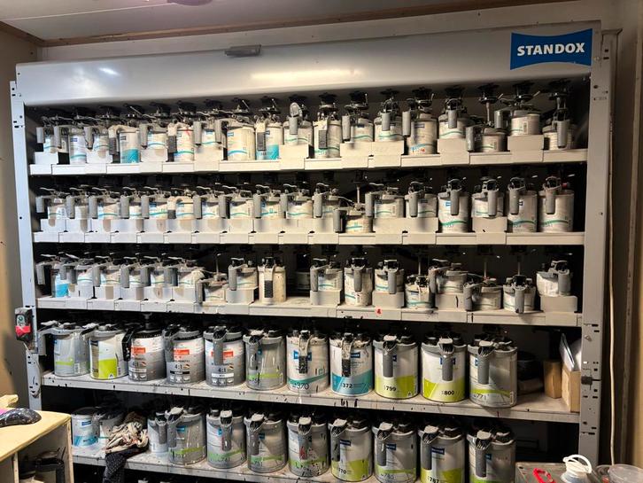 Standox Verfmengmachine - Complete Set, Zakelijke goederen, Machines en Bouw | Industrie en Techniek, Ophalen