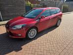 Ford Focus 1.0 Ecoboost 92KW Wagon 2013 Rood, Auto's, Ford, Euro 5, Zwart, Metallic lak, Origineel Nederlands