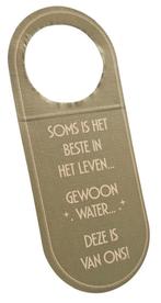 Efteling Grand Hotel water fles tekst, Ophalen of Verzenden, Nieuw