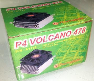 Thermaltake P4 Volcano 478 Processor Koeler CPU Cooler A1119 beschikbaar voor biedingen