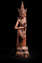 Dewi Sri Coromandel hout 40cm, Antiek en Kunst, Ophalen of Verzenden