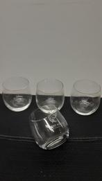 REMY MARTIN glazen 4 stuks (grote logo), Ophalen of Verzenden, Zo goed als nieuw, Borrel- of Shotglas