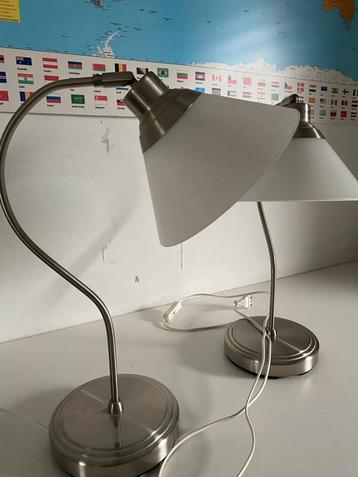 2 Bureaulampen - Set beschikbaar voor biedingen