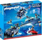 Playmobil 9043 Politie SWAT reddingset, Ophalen of Verzenden, Gebruikt, Complete set