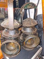 Antieke olielampen voor de spoorwegen, Ophalen of Verzenden