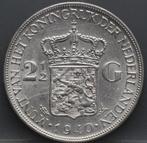 Zilveren rijksdaalder 1940 - 2 1/2 gulden 1940 - Wilhelmina, Verzenden, Zilver, Koningin Wilhelmina, Losse munt