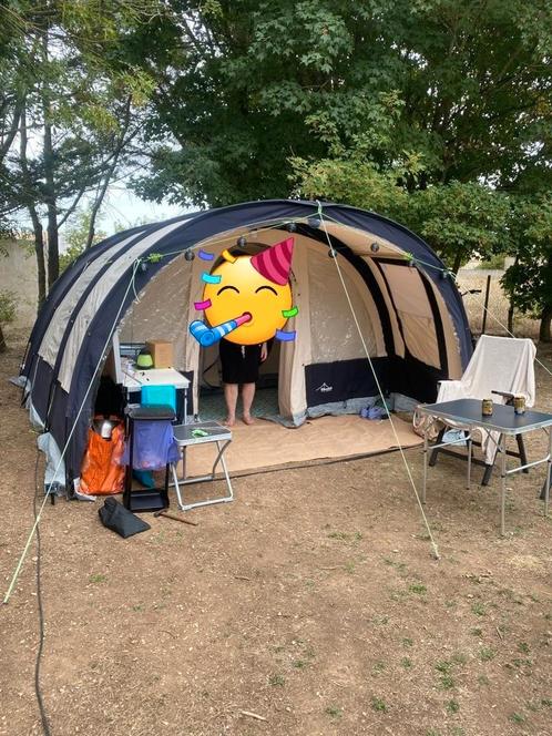 Katoenen tunneltent Obelink 4 persoons, Caravans en Kamperen, Tenten, tot en met 4, Gebruikt, Ophalen