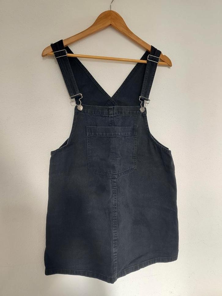 Zwarte jurk van spijkerstof maat M zo goed als nieuw, Kleding | Dames, Jurken, Zo goed als nieuw, Maat 38/40 (M), Zwart, Boven de knie