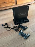 PS4 Slim + 2 Controllers + Laadstation + Games, Spelcomputers en Games, Met 2 controllers, Ophalen of Verzenden, 1 TB, Slim
