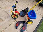 Mooie puky driewieler rood/geel met kiepbakje en voetensteun, Fietsen en Brommers, Fietsen | Driewielers, Duwstang, Zo goed als nieuw