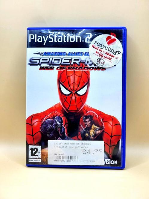 Spider-Man: Web of Shadows PS2, Spelcomputers en Games, Games | Sony PlayStation 2, Zo goed als nieuw, Avontuur en Actie, 1 speler