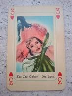 1959 MAPLE LEAF GUM PLAYING CARDS Zsa Zsa Gabor, Verzamelen, Ophalen of Verzenden, Speelkaart(en)