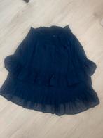 Blauw rokje met klein bloemetje FREE/QUENT - Maat S, Blauw, Ophalen of Verzenden, Zo goed als nieuw, Maat 36 (S)