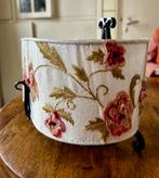Retro lampje, muur, staand, smeedijzer, kap handgemaakt, Antiek en Kunst, Curiosa en Brocante, Ophalen of Verzenden