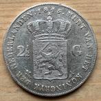 Nederland Rijksdaalder 1845  met streepje Willem II zilver, Postzegels en Munten, Munten | Nederland, Ophalen of Verzenden, 2½ gulden
