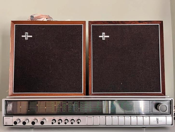 LOT: 2508U-Philips 702 Vintage Radio - werkend getest, Audio, Tv en Foto, Radio's, Gebruikt, Radio, Ophalen of Verzenden