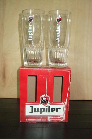 Jupiler bier glazenset (nr.1) 2-delig beschikbaar voor biedingen