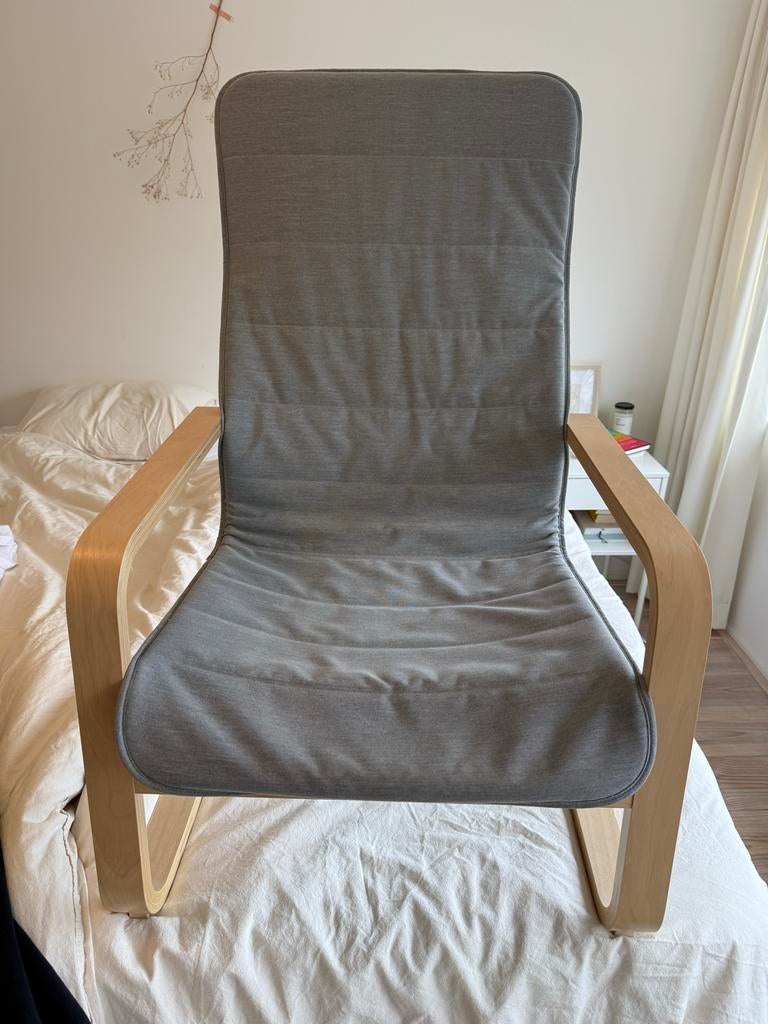 Nieuwe IKEA Poang Stoel - Relax en Comfort!, Nieuw, 75 tot 100 cm, Ophalen of Verzenden, 50 tot 75 cm