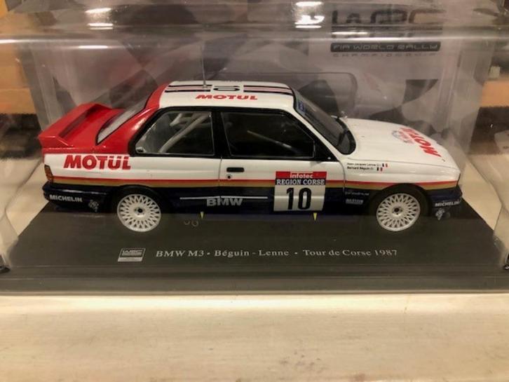 1:24 BMW E30 M3 Rally 1987 Hachette, Hobby en Vrije tijd, Modelauto's | 1:24, Zo goed als nieuw, Auto, Overige merken, Ophalen of Verzenden