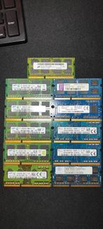 Ddr3 pc3 Sodimm 4gb modules Samsung, hynix, kingston Nanja., Computers en Software, RAM geheugen, Ophalen, Zo goed als nieuw, DDR3