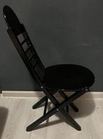 Postmoderne Italiaanse Design Jaren 1980, Huis en Inrichting, Stoelen, Ophalen, Zo goed als nieuw, Zwart, Eén