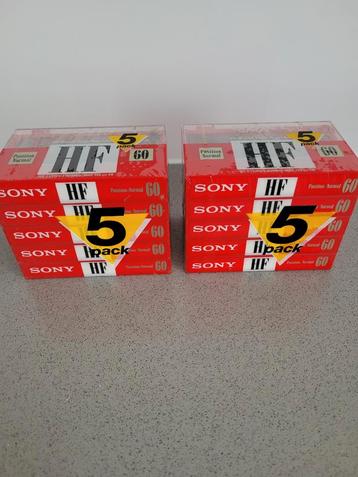 2 pakken Sony HF Cassettebandjes.