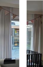 Vitrage, Ophalen, 200 cm of meer, Wit, Zo goed als nieuw