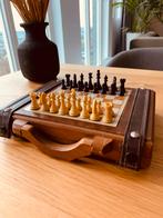 Vintage Schaakbord Schatkist - prachtige schaakkist, Hobby en Vrije tijd, Gezelschapsspellen | Bordspellen, Reisspel, Een of twee spelers