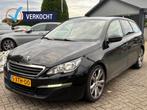 Peugeot 308 SW 1.6 BlueHDI 2014 Zwart LED, Auto's, Voorwielaandrijving, 4 cilinders, Zwart, Origineel Nederlands