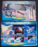 - 514- 2 Blokken met U. S. A. Ruimtevaart., Verzenden, Gestempeld, Overige thema's