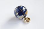 Globe | 14 karaat gouden hanger, Overige voorstellingen, Ophalen of Verzenden, Zo goed als nieuw, Goud
