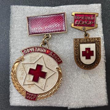 Sovjet Ere-bloeddonor Onderscheidingen Set beschikbaar voor biedingen