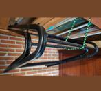 2 metalen schragen met stevige losse bovenplank, Ophalen, Gebruikt, 170 cm of meer