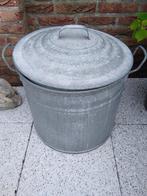 Prachtige brocante zinken wasteil van het merk Rheine!!!, Ophalen, Overige materialen, Rond, Tuin