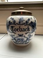 2 Delfts blauwe potten, gemerkt., Antiek en Kunst, Ophalen