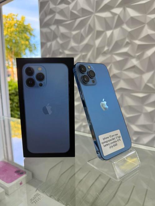 iPhone 13 Pro Max – 512GB | Blauw, Telecommunicatie, Mobiele telefoons | Apple iPhone, Zo goed als nieuw, 512 GB, Blauw, Ophalen
