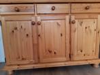Massief grenen dressoir., Huis en Inrichting, Ophalen, Gebruikt, 100 tot 150 cm, Grenenhout