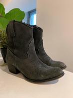 Sienna su?de leren enkellaarsjes 38 western boots bohemian, Lage of Enkellaarzen, Ophalen of Verzenden, Zo goed als nieuw, Grijs