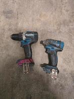 Makita 18v combiset schroefboormachine en slagschroefmachine, Doe-het-zelf en Verbouw, Gereedschap | Boormachines, Ophalen of Verzenden