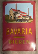 Emaille Bord Bavaria Bieren 56x30cm Puntgaaf, Verzamelen, Merken en Reclamevoorwerpen, Ophalen of Verzenden, Zo goed als nieuw