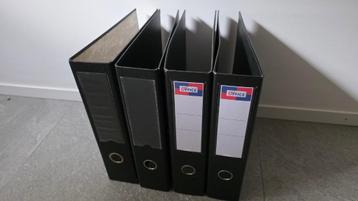 Ordners 4 stuks *** GRATIS *** beschikbaar voor biedingen
