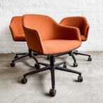 Vitra - Softshell Chair - bureaustoel - stof cognac, Bruin, Verzenden, Zo goed als nieuw, Eén