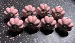 8 Roze keramieke deurknoppen, Ophalen of Verzenden