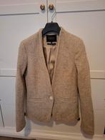 Costes wollen blazer maat 36, Beige, Ophalen of Verzenden, Zo goed als nieuw, Maat 36 (S)