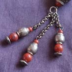 Streekdracht Antieke Chateleine of Horlogeketting Onedel, Verzenden, Gebruikt, Zilver, Zilver