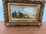 Schilderij op olieverf op doek J van Doorn, Ophalen of Verzenden
